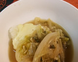 白菜と玉ねぎの生姜たっぷりスープ作り方7写真