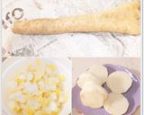 レンジ簡単★とろ～り山芋豆腐お餅グラタン作り方1写真