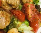 鶏もも肉とプチトマトのレモン炒め作り方4写真