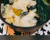 お徳用割れ湯葉入り♪ほうれん草のすまし汁作り方7写真