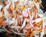 簡単♪ウインナー入りごぼうのきんぴら作り方2写真