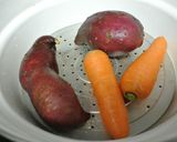 愛犬用栄養たっぷり緑黄色野菜クッキー作り方1写真