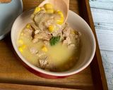 栄養満点☆粒コーンスープにコーンフレーク作り方4写真