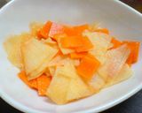 充実野菜でアップルキャロット蒸しパン作り方1写真