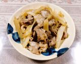 簡単!菊芋と豚肉の生姜焼き作り方3写真