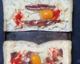 油揚げアンチョビチーズ焼きうずらの卵のせ作り方7写真