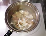 鳥もも肉と玉ねぎ大根煮込み(卵添え)作り方3写真