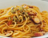 タコのさっぱりケチャマヨパスタ作り方7写真