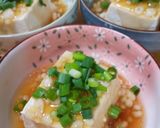揚げ玉あんかけ豆腐作り方5写真