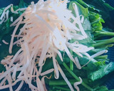 超簡単！もやしとほうれん草シャンタン炒め作り方2写真