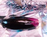 超簡単！丸ごと茄子焼き　甘味噌ねぎ作り方1写真