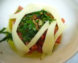 生トマトと大葉のパスタ作り方3写真