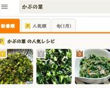 常備菜に…かぶの葉としらすの炒め煮！作り方5写真