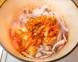 いかゲソのキムチ鍋作り方6写真