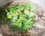 簡単♪ 椎茸&エノキと水菜の和風だし餡♪作り方3写真
