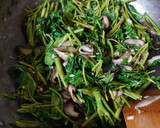 簡単！空芯菜と椎茸の中華炒め♪作り方6写真