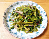 簡単！空芯菜と椎茸の中華炒め♪作り方7写真