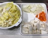 かぶと白菜の米粉シチュー作り方1写真