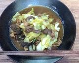 焼肉のタレで簡単ホルモンの野菜炒め♬作り方3写真