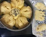 ウズベキスタン♡豪華な花型ジャムパン作り方28写真