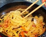 簡単^ ^野菜とベーコンのパスタ作り方6写真