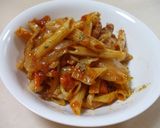 とっても簡単♪トマト缶パスタ作り方5写真
