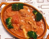 *鶏肉ときのこのトマトクリームシチュー*作り方6写真