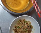 パルメザン♥おつまみ納豆オムレツ作り方1写真