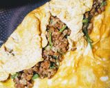 パルメザン♥おつまみ納豆オムレツ作り方4写真