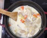 かぶと白菜の米粉シチュー作り方5写真