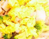 シーフードとたまごの中華風炒め✩.*˚作り方4写真