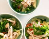 レンジで胸肉タンドリーチキン味青椒肉絲風作り方6写真