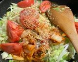 甘酸っぱい旨味〜トマトキムチ炒め〜作り方3写真