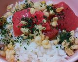天かすの食感に笑み♪青さが薫る明太子ご飯作り方2写真