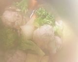 全てレンジ豚こま団子根菜ステーキ風蒸し煮作り方14写真