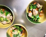 全てレンジ豚こま団子根菜ステーキ風蒸し煮作り方17写真