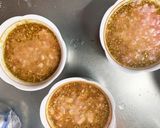 全てレンジきな粉風味ひき肉のせドーム蒸作り方5写真