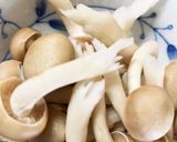 全てレンジきな粉風味ひき肉のせドーム蒸作り方7写真