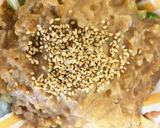 全てレンジきな粉風味ひき肉のせドーム蒸作り方16写真