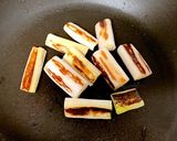 割下を絡めるねぎの照り焼き作り方2写真