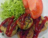 少ないお肉で　簡単プチ野菜バーグ作り方5写真