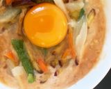 レンジでカレールー漬け焼きカルボナーラ丼作り方13写真