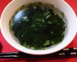 最速5秒で完成!和風ワカメスープ!作り方1写真
