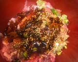簡単☆豚小間とはんぺんのふわふわ焼き作り方3写真