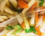 全てレンジ肉なし豆腐春雨佃煮風炒め煮作り方14写真