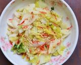 調味料1本で絶品！白菜と桜えびの和え物作り方4写真
