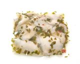 烏賊エンペラとセロリ葉のアヒージョ作り方7写真
