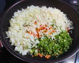 野菜たっぷり薄焼きオムレツ作り方2写真