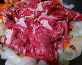 玉ねぎ人参白菜豆腐入りの牛丼作り方2写真