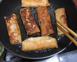 パリパリ！白菜で餃子春巻き作り方6写真